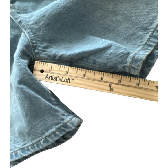 Stranger Things ASO Max Mayfield High Waisted Paper Bag Mom Jean Shorts Sz 7/28 - Picture 9 of 9